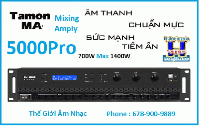 + NEW 2022-Mixing Amply Tamon MA-5000Pro